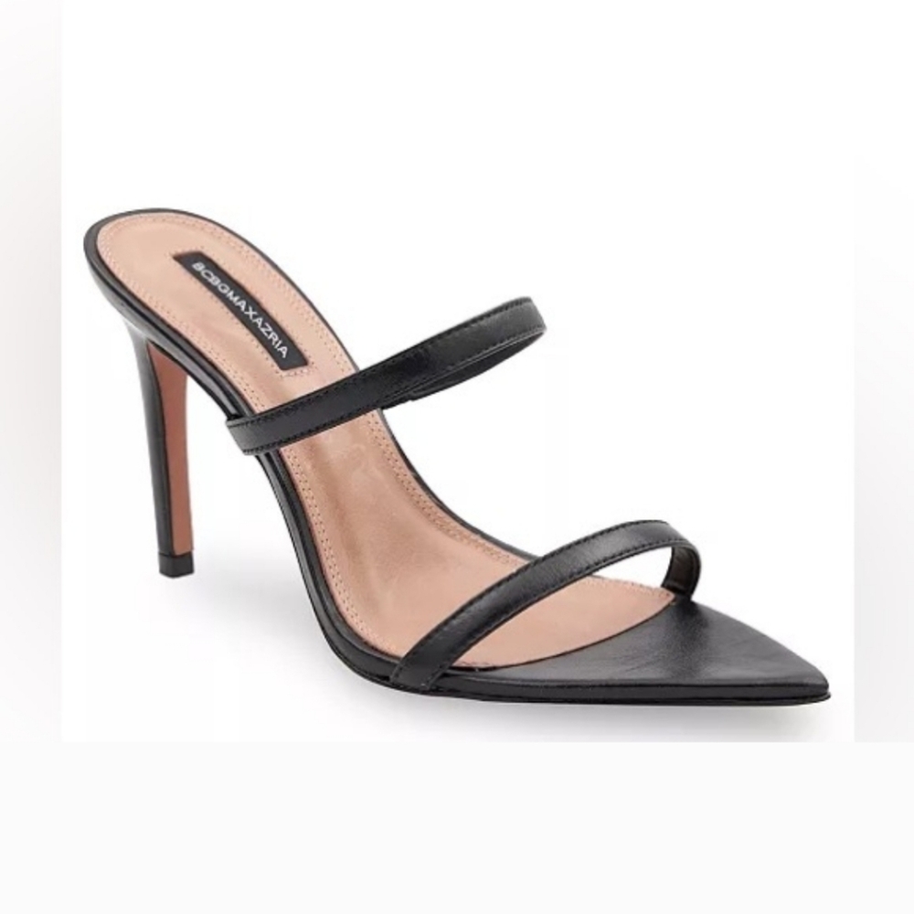 NWOB BCBGMAXAZRIA Duponi Black Mules